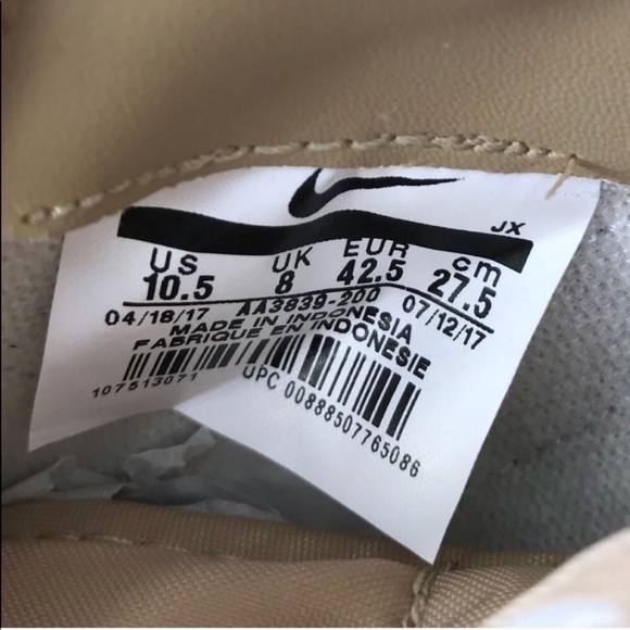 NWT Nike Classic Cortez Suede Mushroom WMNS - Picture 7 of 7